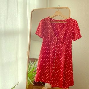 Vintage Floral Mini-Dress